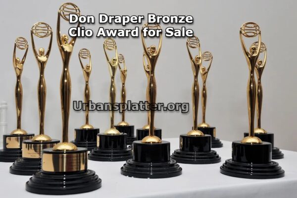 Don Draper Bronze Clio Award for Sale