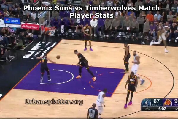 Phoenix Suns vs Timberwolves Match Player Stats