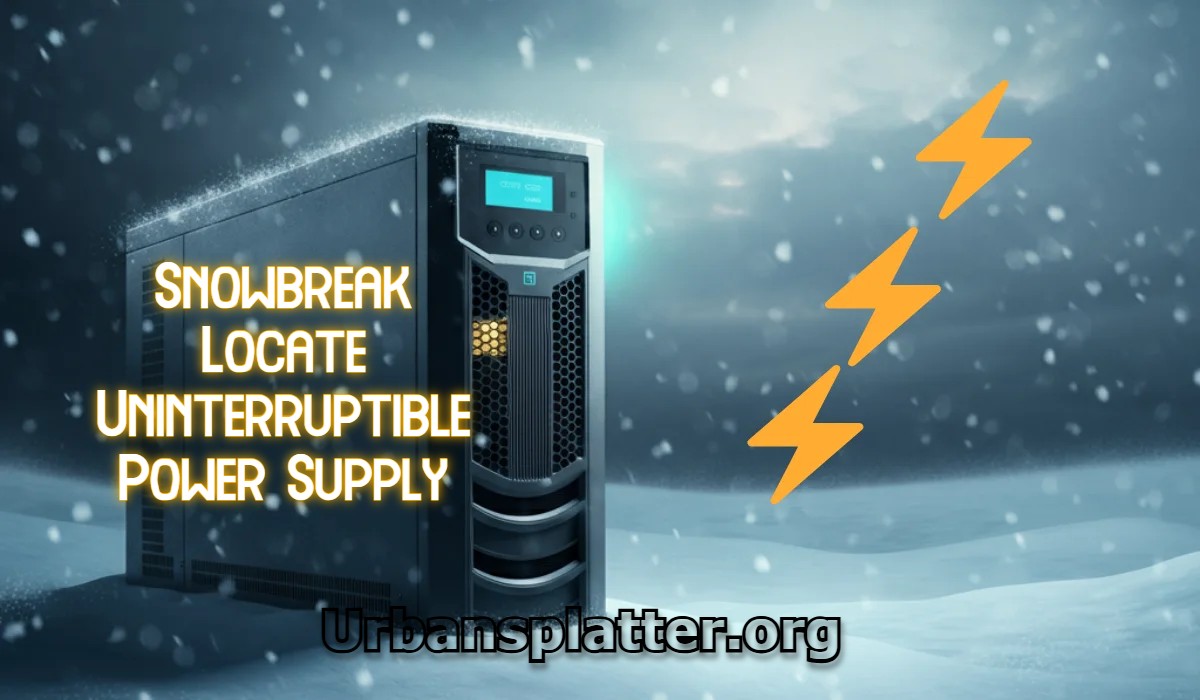 Snowbreak Locate Uninterruptible Power Supply