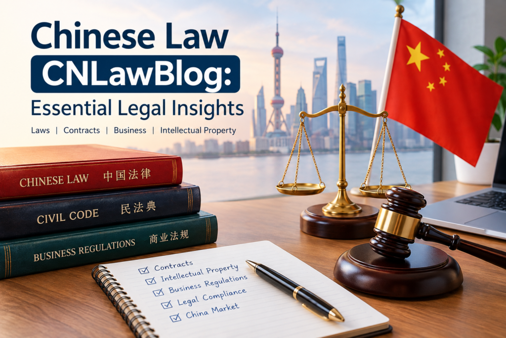 Chinese Law CNLawBlog